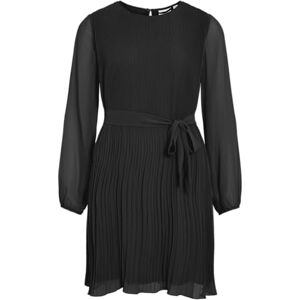 Vila Vidaliana O-hals L/S dress/R, Svart skönhet, 42 Vila Vidaliana O-hals L/S dress/R, Svart skönhet, 42