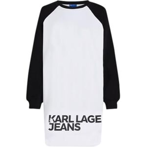 KARL LAGERFELD JEANS , Dam, Blocked Sweat Dress, Regular Fit, Flerfärg, XS KARL LAGERFELD JEANS , Dam, Blocked Sweat Dress, Regular Fit, Flerfärg, XS