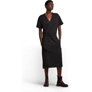 G-STAR RAW Bohdana Kleid-klänningar för kvinnor, Svart (Dk Svart D21296-b771-6484), S G-STAR RAW Bohdana Kleid-klänningar för kvinnor, Svart (Dk Svart D21296-b771-6484), S