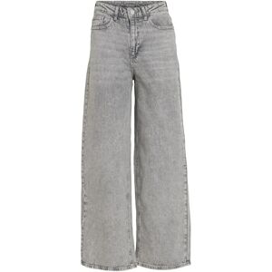 Vila Female Wide Fit-jeans VIFREYA hög midja, Ljusgrå denim, 36W / 32L Vila Female Wide Fit-jeans VIFREYA hög midja, Ljusgrå denim, 36W / 32L