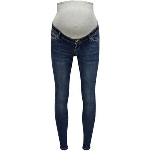 ONLY Dam skinny jeans OLMWAUW medium midja skinny fit jeans, Mörkblå denim, 3XL / 30L ONLY Dam skinny jeans OLMWAUW medium midja skinny fit jeans, Mörkblå denim, 3XL / 30L