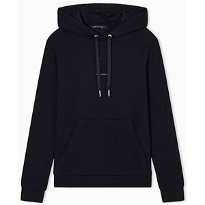 Giorgio Armani dam cuffed Sleeve Front On Tone logo sweatshirt, svart, XS Giorgio Armani dam cuffed Sleeve Front On Tone logo sweatshirt, svart, XS