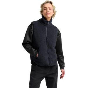 Jack Wolfskin dam High Curl Vest W fleecejacka, nattblå, XS, mörk marinblå, XS Jack Wolfskin dam High Curl Vest W fleecejacka, nattblå, XS, mörk marinblå, XS