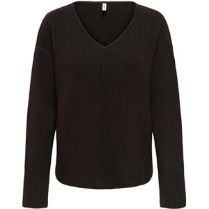 ONLY Onlwhitney Ls V-hals KNT, Choklad tårta, M ONLY Onlwhitney Ls V-hals KNT, Choklad tårta, M
