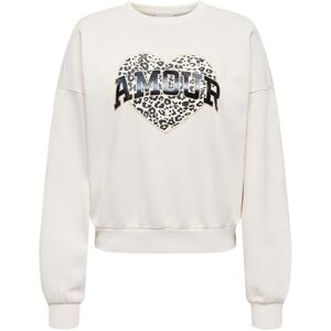 ONLY Onllauren Life L/S djur O-hals Cc SWT, Björk, XS ONLY Onllauren Life L/S djur O-hals Cc SWT, Björk, XS