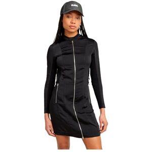 G-STAR RAW Moto Fitted Dress ls wmn, Svart (Dk Black D25449-d414-6484), S G-STAR RAW Moto Fitted Dress ls wmn, Svart (Dk Black D25449-d414-6484), S