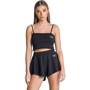 Gianni Kavanagh T-shirt med svart Core Crop Top för kvinnor, svart, M Gianni Kavanagh T-shirt med svart Core Crop Top för kvinnor, svart, M