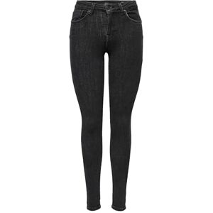 ONLY Dam skinny jeans ONLPOWER medium midja skinny fit jeans, Grå (medium grå denim medium grå denim), M / 30L ONLY Dam skinny jeans ONLPOWER medium midja skinny fit jeans, Grå (medium grå denim medium grå denim), M / 30L