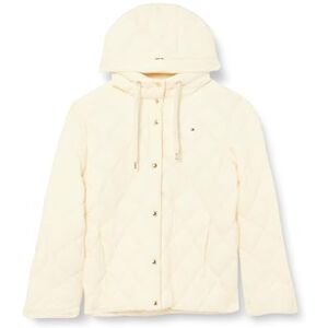 Tommy Hilfiger dam dunfylld jacka klassiker vinter, Beige (Calico), M Tommy Hilfiger dam dunfylld jacka klassiker vinter, Beige (Calico), M