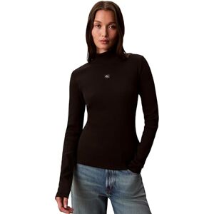 Calvin jeans dam LS vävd etikett polokrage LV047D203G andra toppar, svart (svart), XXS, svart (svart), XXS Calvin jeans dam LS vävd etikett polokrage LV047D203G andra toppar, svart (svart), XXS, svart (svart), XXS