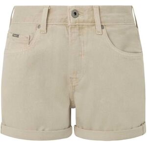 Pepe Jeans dam raka korta Hw shorts, brun (Malt beige), 28W, Brun (Malt Beige), 28W Pepe Jeans dam raka korta Hw shorts, brun (Malt beige), 28W, Brun (Malt Beige), 28W