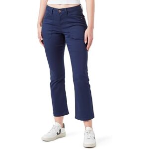 Cream Women's Twill Jeans beskuren längd bootcut ben smal passform mellanrum midja dam, Klänning Blues, 26W Cream Women's Twill Jeans beskuren längd bootcut ben smal passform mellanrum midja dam, Klänning Blues, 26W