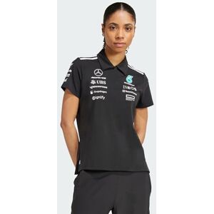 adidas Kvinnor MERCEDES AMG PETRONAS FORMULA ONE TEAM TEAM POLO BLACK WOMEN, black/white, L adidas Kvinnor MERCEDES AMG PETRONAS FORMULA ONE TEAM TEAM POLO BLACK WOMEN, black/white, L
