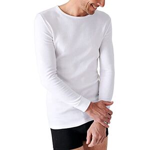 Damart Richelieus kust T-shirt, rund hals, Vitt och blått, XL Damart Richelieus kust T-shirt, rund hals, Vitt och blått, XL