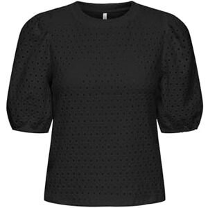 ONLY Onlelisa S/S O-Neck Top Box JRS, svart, XL ONLY Onlelisa S/S O-Neck Top Box JRS, svart, XL