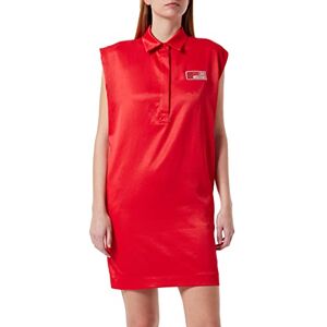 Love Moschino Kortärmad klänning för kvinnor, Röd, 42 SE Love Moschino Kortärmad klänning för kvinnor, Röd, 42 SE