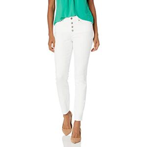 NYDJ Women's Misses AMI Skinny Ankle Jeans, Optic White, 14 NYDJ Women's Misses AMI Skinny Ankle Jeans, Optic White, 14