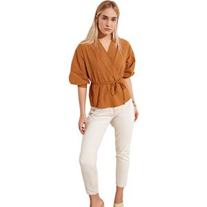 Trendyol Modell 36 Orange Bodycon Blus Trendyol Modell 36 Orange Bodycon Blus