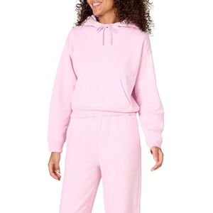 Amazon Essentials dam crop pullover huvtröja sweatshirt (finns i plusstorlek), pastellrosa, S Amazon Essentials dam crop pullover huvtröja sweatshirt (finns i plusstorlek), pastellrosa, S