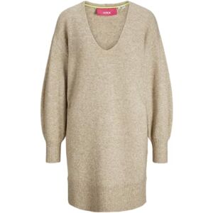JJXX JACK&JONES Jxeffie olika V-hals klänning hals, Peyote/detalj:/limead hals piping, M JJXX JACK&JONES Jxeffie olika V-hals klänning hals, Peyote/detalj:/limead hals piping, M