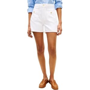 Tommy Hilfiger dam, DNM CLR Mini Hw Ww0ww49579 andra shorts, vit (Th Opc White), 52 Tommy Hilfiger dam, DNM CLR Mini Hw Ww0ww49579 andra shorts, vit (Th Opc White), 52
