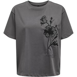 ONLY Onlkrista Life S/S Embroidery Top JRS, Plommon kattunge, XS ONLY Onlkrista Life S/S Embroidery Top JRS, Plommon kattunge, XS