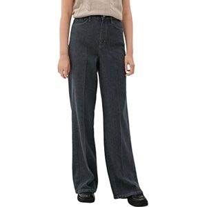 s.Oliver BLACK LABEL Dam 2121285 7/8 jeans passform: Milly Wide Leg, grå, 36/32 s.Oliver BLACK LABEL Dam 2121285 7/8 jeans passform: Milly Wide Leg, grå, 36/32