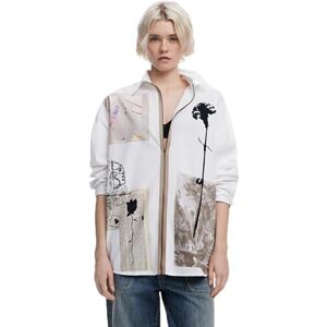 Desigual Shirt_Recortes_LACROIX, 1000 Vit, L/XL, Vit, XL Desigual Shirt_Recortes_LACROIX, 1000 Vit, L/XL, Vit, XL