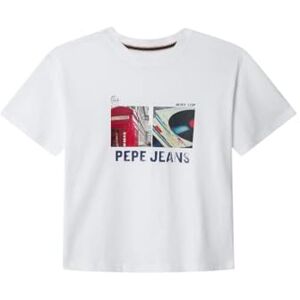 Pepe Jeans pojke ASH t-shirt, vit (vit), 8 Pepe Jeans pojke ASH t-shirt, vit (vit), 8