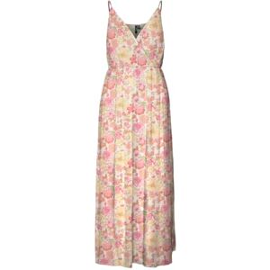 VERO MODA Vmsmilla Singlet Wrap Ankle Dress WVN Ga, Beige, L VERO MODA Vmsmilla Singlet Wrap Ankle Dress WVN Ga, Beige, L