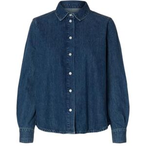 SELECTED WOMEN Slfbea Noa Ls regular shirt Noos, Mellanblå denim, 42 SELECTED WOMEN Slfbea Noa Ls regular shirt Noos, Mellanblå denim, 42