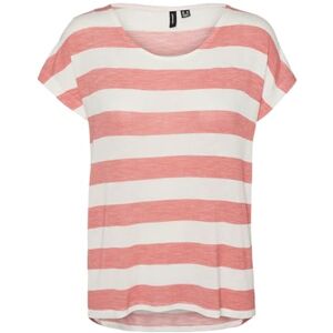 VERO MODA Vmwide Stripe SL Top Ga Jrs Noos, Korall, XS dam, Korall, XS VERO MODA Vmwide Stripe SL Top Ga Jrs Noos, Korall, XS dam, Korall, XS