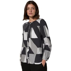 Cecil tryckt rund hals blus, svart, XL Cecil tryckt rund hals blus, svart, XL