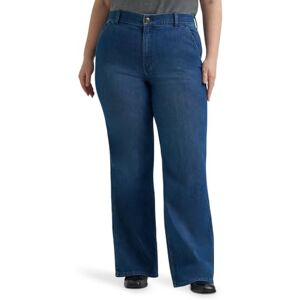 Lee kvinnors plus size legendariska A-linje jeans, skuggiga stövlar, 22 Lee kvinnors plus size legendariska A-linje jeans, skuggiga stövlar, 22