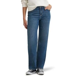 Lee Legendary avslappnade raka jeans för kvinnor, indigo täcke, 40 lång Lee Legendary avslappnade raka jeans för kvinnor, indigo täcke, 40 lång