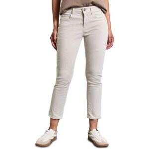 Street One dam randiga 7/8 jeans, Beige randig tvättad, 33 Street One dam randiga 7/8 jeans, Beige randig tvättad, 33