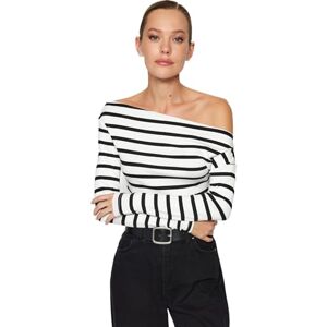 Trendyol Kvinna TWOAW24BZ00227 Blus, Svart, XS, Svart, XS Trendyol Kvinna TWOAW24BZ00227 Blus, Svart, XS, Svart, XS