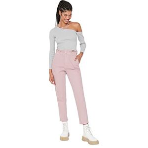 Trendyol kvinnor kvinnor mer hållbara normal midja mamma jeans, Rosa, 66 SE Trendyol kvinnor kvinnor mer hållbara normal midja mamma jeans, Rosa, 66 SE