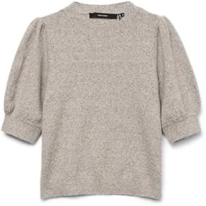 VERO MODA dam Vmdoffy 2/4 O-hals tröja Ga Noos, Måne kjol, S VERO MODA dam Vmdoffy 2/4 O-hals tröja Ga Noos, Måne kjol, S