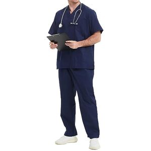 MISEMIYA UNISEX SANITÄR MEDICINSKA UNIFORM MEDICINSKA KLÄDER 8178 L, Marinblå MISEMIYA UNISEX SANITÄR MEDICINSKA UNIFORM MEDICINSKA KLÄDER 8178 L, Marinblå