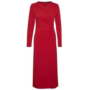 VERO MODA VMRASMINE LS V-hals 7/8 klänning JRS GA, Salsa, M VERO MODA VMRASMINE LS V-hals 7/8 klänning JRS GA, Salsa, M