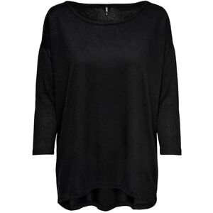 ONLY Kvinnlig topp, ledig topp med långa ärmar, Svart 1, S ONLY Kvinnlig topp, ledig topp med långa ärmar, Svart 1, S