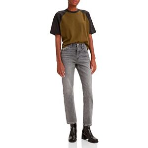 Levi's dam 501® Crop Cropped Fit Jeans , Gray Worn In, 32W / 30L Levi's dam 501® Crop Cropped Fit Jeans , Gray Worn In, 32W / 30L