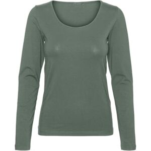 VERO MODA VMLULU LS U-hals TOP JRS GA NOOS, Laurelkrans, XS VERO MODA VMLULU LS U-hals TOP JRS GA NOOS, Laurelkrans, XS