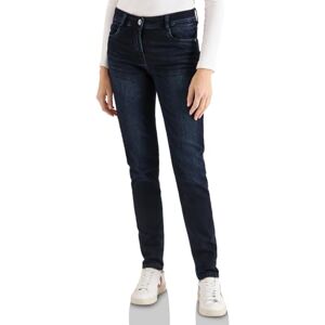 Cecil Casual fit jeans mörkblå svart tvättad 31 Cecil Casual fit jeans mörkblå svart tvättad 31