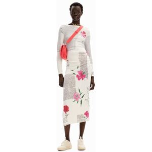 Desigual dam väst maría klänning, Vit, M Desigual dam väst maría klänning, Vit, M