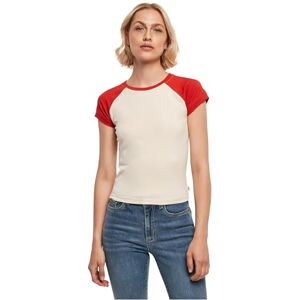 Urban Classics Kvinnors damer ekologisk stretch kort retro baseball t-shirt t-shirt, vit sand/hured, S, Whitesand/Hugered, S Urban Classics Kvinnors damer ekologisk stretch kort retro baseball t-shirt t-shirt, vit sand/hured, S, Whitesand/Hugered, S
