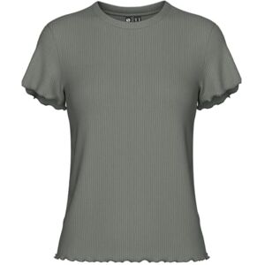 PIECES Pcnicca Ss O-Neck Top JRS Noos, Castor Gray, XS PIECES Pcnicca Ss O-Neck Top JRS Noos, Castor Gray, XS