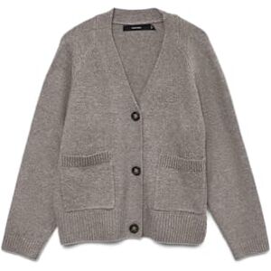 VERO MODA dam Vmboom Ls V-hals knapp cardigan Ga Noos kofta, Måne kjol, XL VERO MODA dam Vmboom Ls V-hals knapp cardigan Ga Noos kofta, Måne kjol, XL