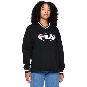 FILA Dam Langerma Crew Sweat, svart, S FILA Dam Langerma Crew Sweat, svart, S